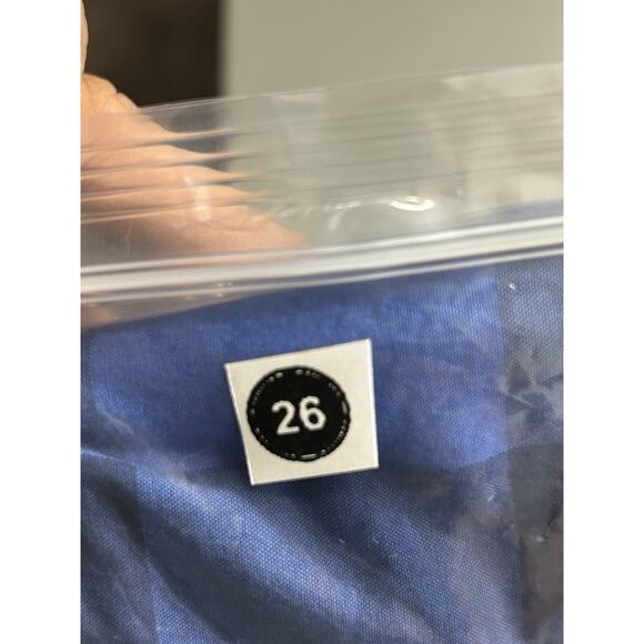 ROWM Blue Flannel Plaid Multicolor Short Sleeve‎ Button Down Size 2XB Shirt - Picture 5 of 5